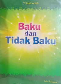 Image of BAKU DAN TIDAK BAKU
